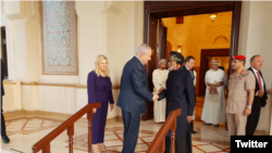 Israel’s Netanyahu met the Sultan of Oman in late October. According to the official statement the two discussed ‘ways to promote peace in the Middle East’. File photo