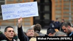 Poruke političarima sa protesta u Sarajevu, mart 2014.