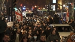 Fresh Protests In Tbilisi Over Alleged Election Fraud
