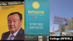 Подвергшиеся критике баннеры политических партий.