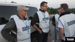 Наблюдатели ОБСЕ в Донецке