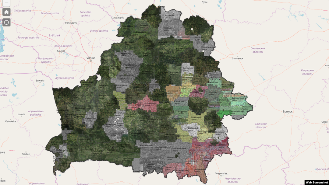 Беларускія мапы dzz.by