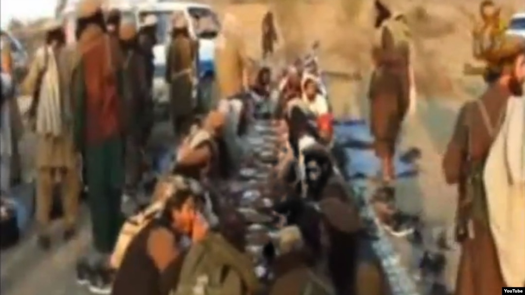 A screen grab from the YouTube video by Taliban faction Tehrek-e Taliban Pakistan (TTP) around the April 15 prison break in Bannu, northwestern Pakistan.