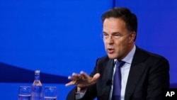 Марк Руте, генерален секретар на НАТО на самитот во Хаг, 14 јуни 2025