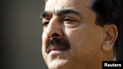 Pakistan's Prime Minister Yusuf Raza Gilani