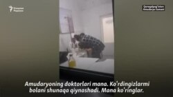 Турғун: Амударëдаги касалхонада уч доктор бир уколни ура олмади