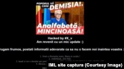 Site-ul Institutului de Medicină legală, spart de hackeri 