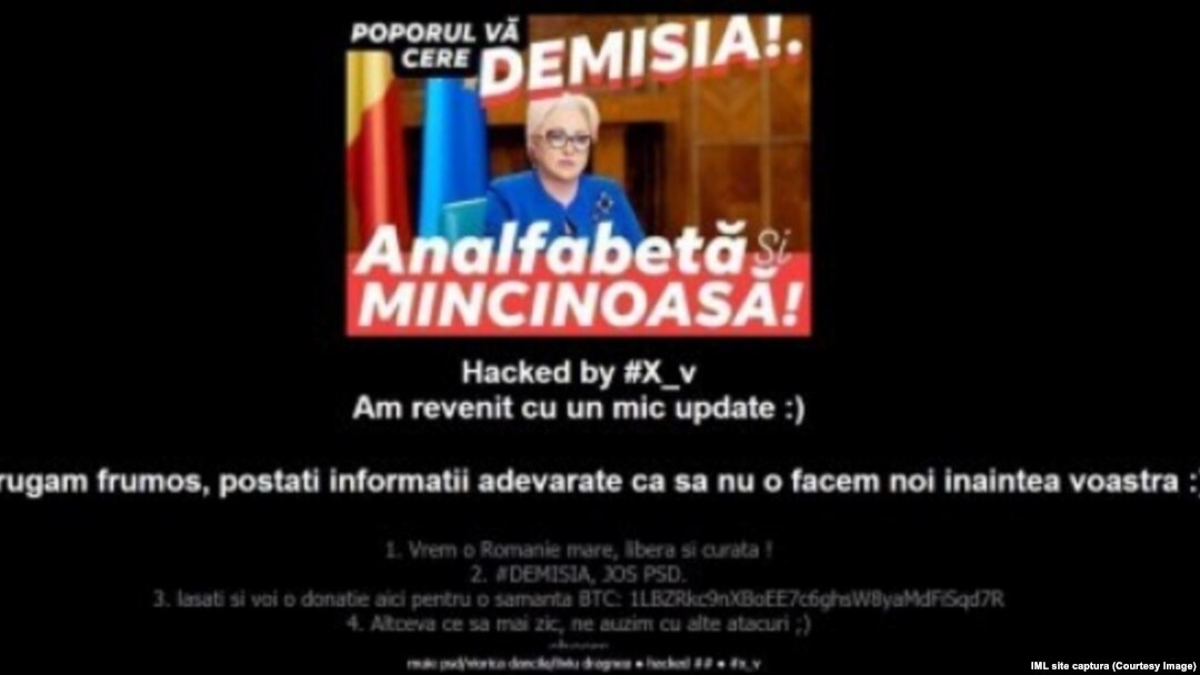 Site-ul Institutului de Medicină legală, spart de hackeri 