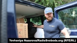 Джаред Мелоун під час візиту до Запоріжжя