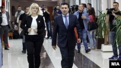 Лидерот на СДСМ, Зоран Заев. 