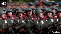 Парад Победы на Красной площади в Москве. 9 мая 2025 года 