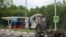 Грузовик, уничтоженный Силами обороны Украины на трассе российского «сухопутного коридора» в Крым, 19 июня 2026 года