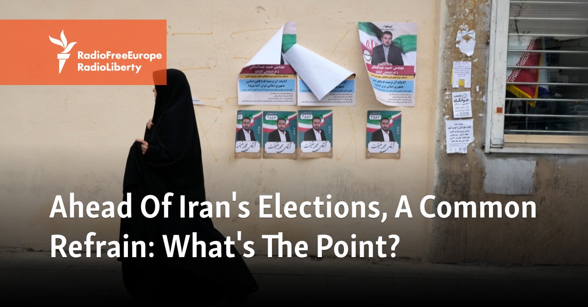 Ahead Of Iran's Elections, A Common Refrain: What's The Point? - Vimarsana News