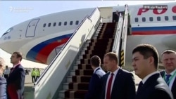 Putin Arrives In Tehran For Trilateral Summit