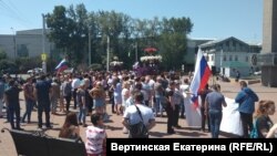 Иркутск, митинг в поддержку Дмитрия Матвеева