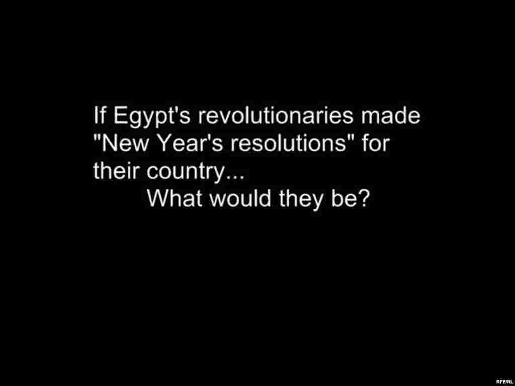 New Year's Resolutions For Egypt #21