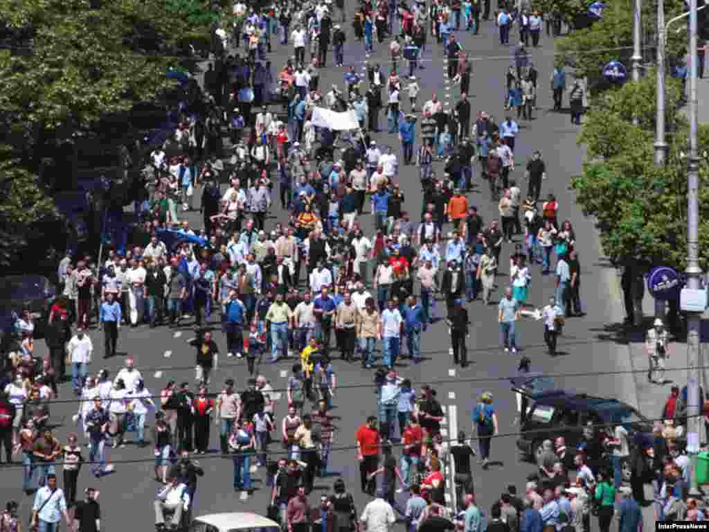 Акция протеста грузинской оппозиции, Тбилиси, 26 мая 2008