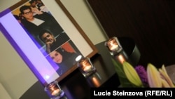 RFE/RL held a memorial service in Prague in honor of our Kabul bureau colleagues Sabawoon Kakar and Abadullah Hananzai and trainee Maharram Durrani, who were tragically killed on April 30.