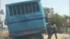 Screen grab - Prison bus reportedly attacked by armed men. May 30, 2020