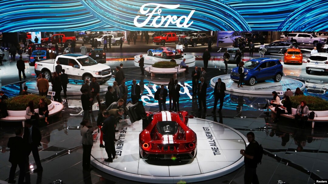Predstavljanje Ford automobila na izložbi automobila u Detroitu, 09. januar 2017.
