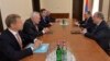 Armenia - President Armen Sarkissian (R) meets with the co-chairs of the OSCE Minsk Group in Yerevan, 14 June 2018.