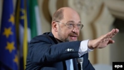 EU Parliament President Martin Schulz on March 21, 2014.