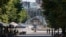Kosovo - Ibar bridge that slips Mitrovica into Serb-majority North and Albanian-majority South