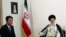 IRAN -- Iran's Supreme Leader Ayatollah Ali Khamenei meets with Japan's Prime Minister Shinzo Abe in Tehran, Iran June 13, 2019