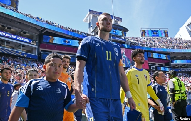 Kapiten bh. reprezentacije Edin Džeko na stadionu u Seattleu