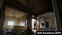Forțele de opoziție siriene, susținute de SUA, la Raqa 5 septembrie, 2017