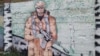 Американский солдат среди березок – граффити в Севастополе