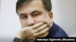 Former Georgian President and Odesa Governor Mikhail Saakashvili (file photo)