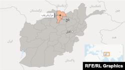 ولایت بلخ در نقشه عمومی افغانستان