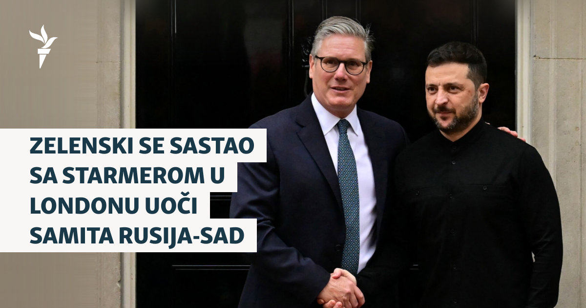Zelenski se sastao sa Starmerom u Londonu uoči samita Rusija-SAD