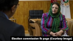 Hawa Alam Nuristani, the head of the Afghanistan Independent Election Commission