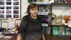 Lidia Panina has worked as the librarian in Zabolotye for 40 years.