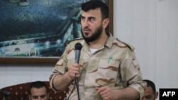 Zahroun Alloush headed an Islamist group that was one of the most powerful fighting against President Bashar al-Assad's regime. (file photo)