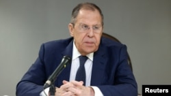 სერგეი ლავროვი. ელ-რიადი, 18 თებერვალი, 2025.