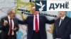 Никол Пашинян, нахуствазири Арманистон (чап), Доналд Трамп, раисҷумҳури Амрико (байн) ва Илҳом Алиев, раисҷумҳури Озарбойҷон (рост). Коллаж