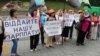 «Віддайте нашу зарплату» – шахтарі Галичини під Кабміном