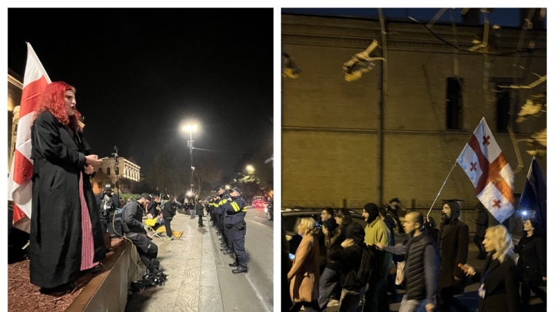 ელენე ბერიკაშვილს 4, გია ჯვარშეიშვილს კი 7 დღით პატიმრობა შეეფარდათ - ისინი პოლიციამ აქციაზე 19 ნოემბერს დააკავა