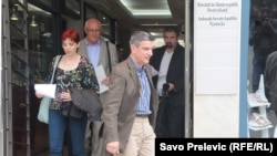 Dragan Marović ispred Ambasade Njemačke, 16. maj 2013.