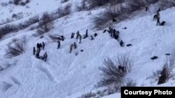 Көчкү алдында калган малчыны издөө. Суусамыр. 14-февраль, 2026-жыл.