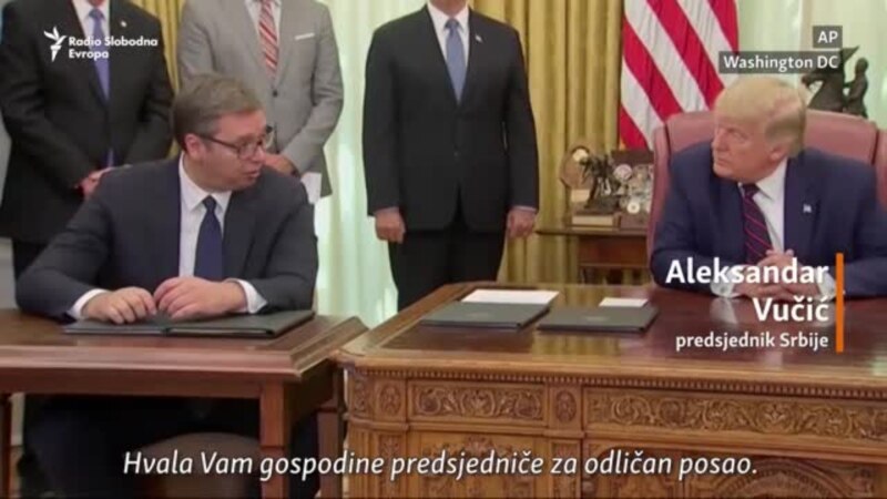 Vučić: Potpisan bilateralni sporazum sa SAD, treća strana 'nije priznata'
