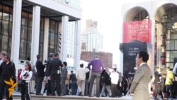 Протесты в Нью-Йорке против преследований геев в России 