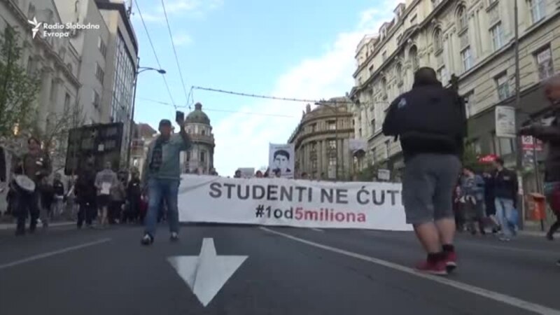 Studenti se priključili protestima '1 od 5 miliona'