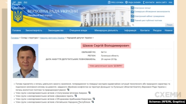 У 2019-му Шахов був обраний до складу нинішньої Верховної Ради як самовисуванець