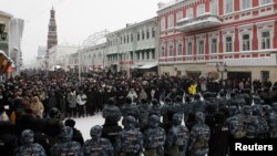Протест в Казани 23 января 2021 года