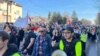 Belgrade, Serbia - Students during their walk of protest towards Novi Sad