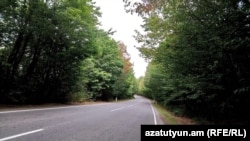 A road connecting Kapan to Goris, September 3, 2018.